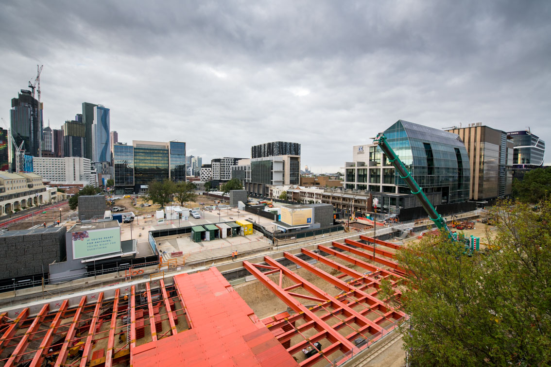 Parkville gallery Construction in Parkville Construction Metro Tunnel