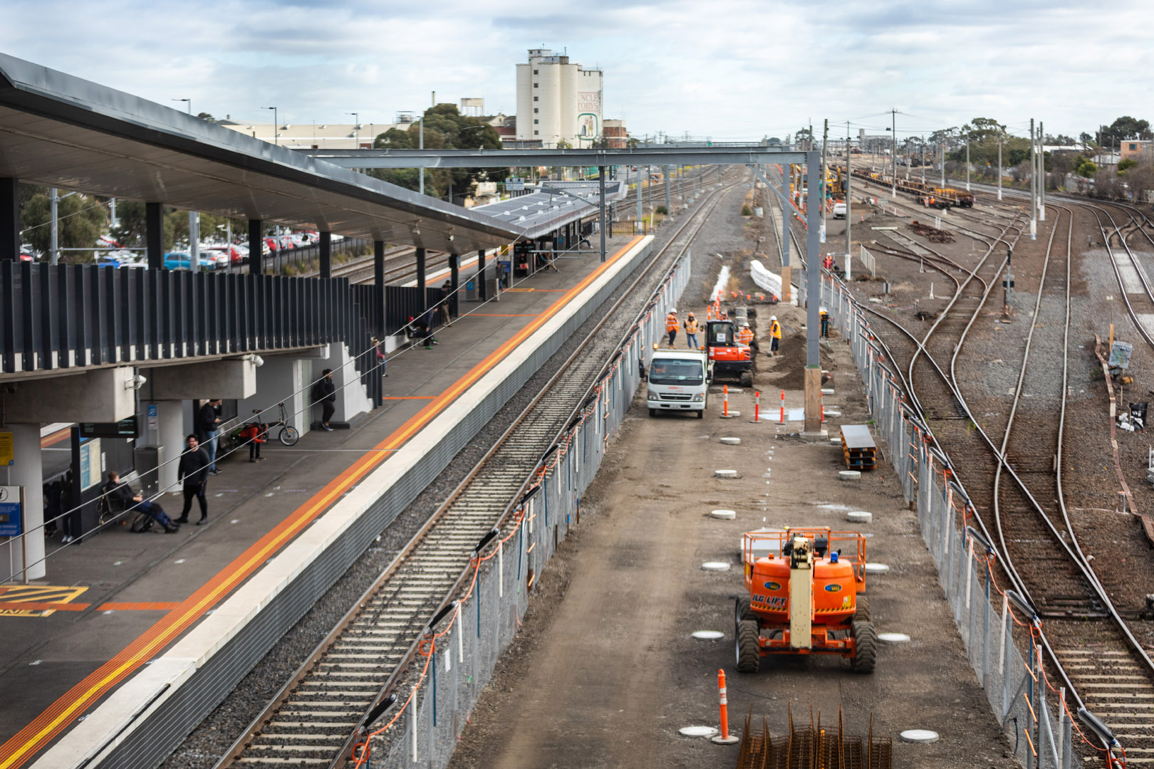 Sunbury line gallery | Construction on the Sunbury line | Upgrades to ...