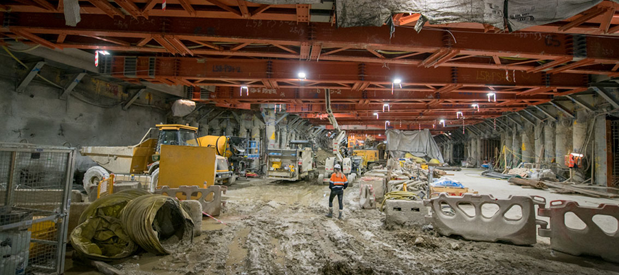 Town Hall precinct works