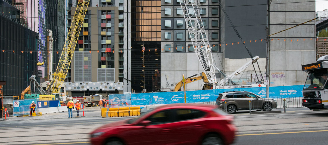 Traffic changes at CBD North