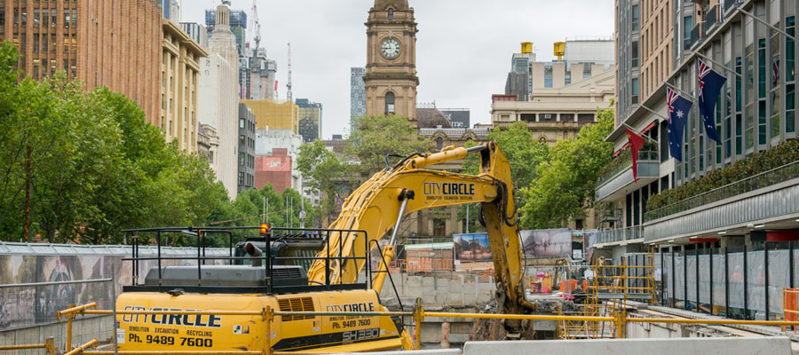 Town Hall precinct works